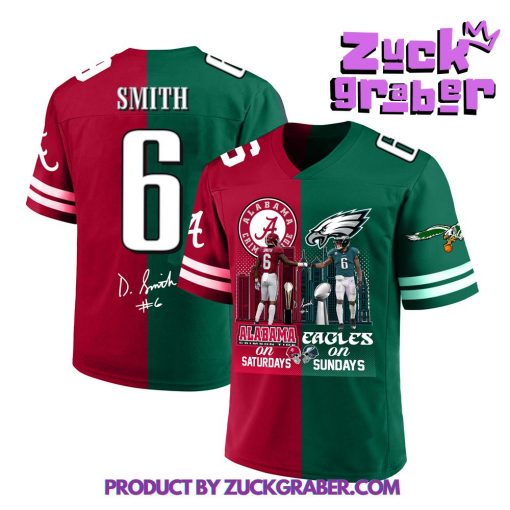 Alabama Eagles Smith 6 Football Jersey