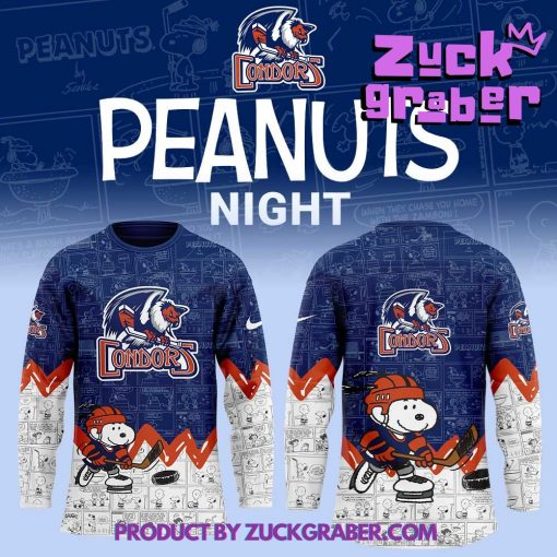 Bakersfield Condors 75th Anniversary of Peanuts Hockey Jersey