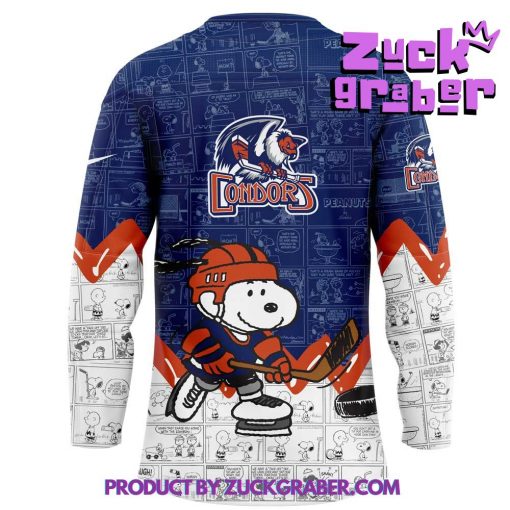 Bakersfield Condors 75th Anniversary of Peanuts Hockey Jersey