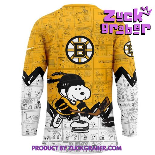 Boston Bruins Anniversary of Peanuts Hockey Jersey