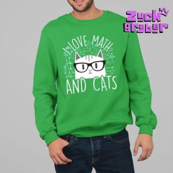 I Love Math And Cats Premium Shirt