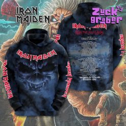 Iron Maiden Band World Tour 2025 Limited Hoodie