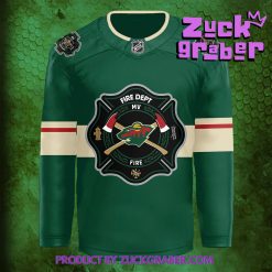 Minnesota Wild Firefighter Appreciation Night Premium Hockey Jersey