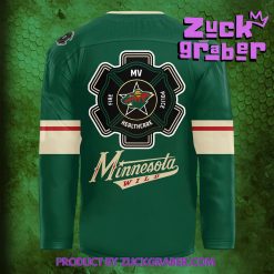 Minnesota Wild Firefighter Appreciation Night Premium Hockey Jersey