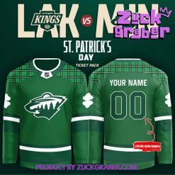 Minnesota Wild St Patricks Day Hockey Jersey 2025