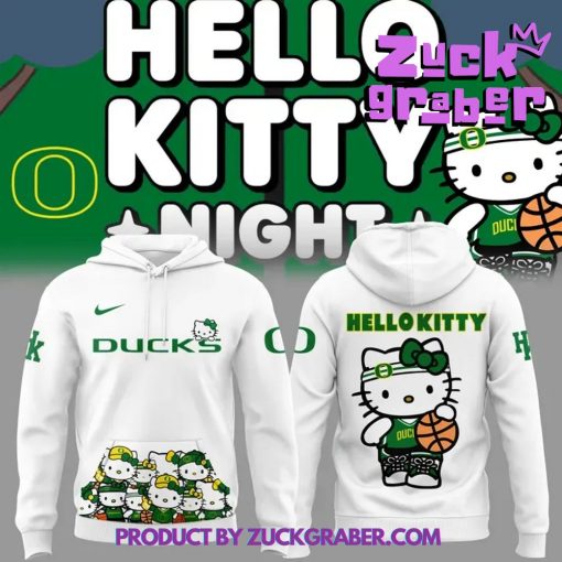 Oregon Basketball x Hello Kitty Hoodie Set 2025