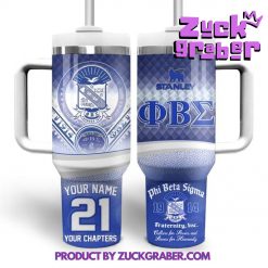 Phi Beta Sigma Personalized 40oz Stanley Tumbler