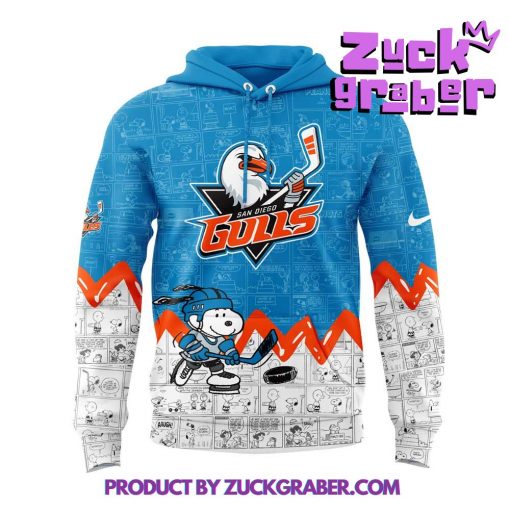 San Diego Gulls 75th Anniversary of Peanuts Premium Hoodie