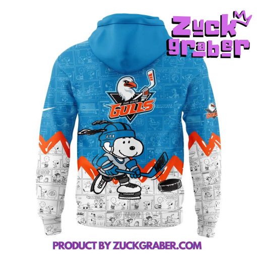 San Diego Gulls 75th Anniversary of Peanuts Premium Hoodie