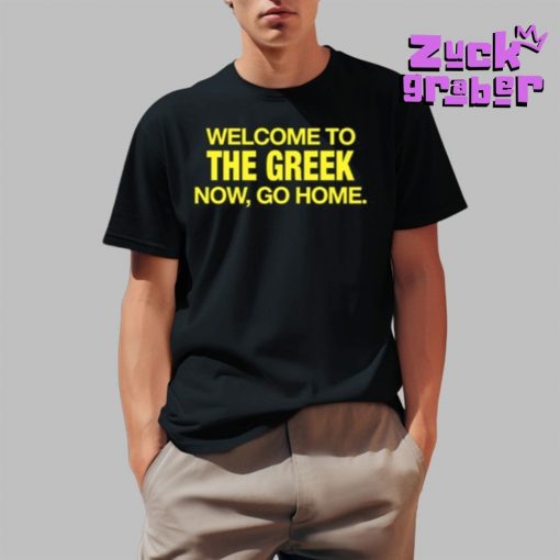 Welcome To The Greek Now Go Home Premium Shirt