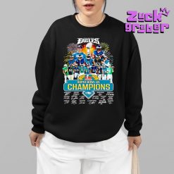 2024 2025 Super Bowl LIX Champions Eagles Premium Shirt