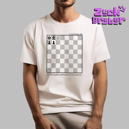 By Paul Morphy 1856 White To Play And Mate In Two Moves Premium Shirt