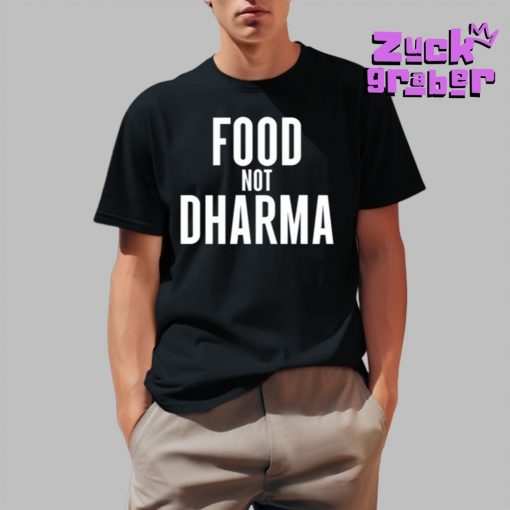 Ian Carroll Wearing Food Not Dharma Premium Shirt