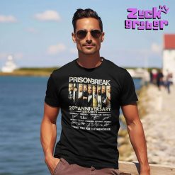 Prison Break 20th Anniversary 2005-2025 Thank You For The Memories Signatures Premium Shirt