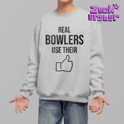 Real Bowlers Use Their Thumbs Premium Shirt